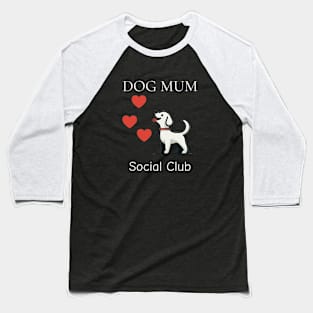 Dog Mum Social Club Puppy Love Baseball T-Shirt